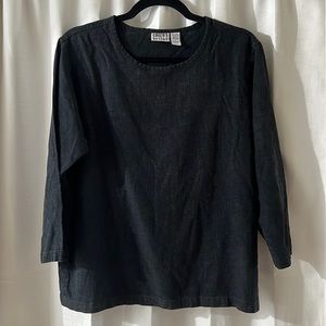 Chicos Linen Blend Top